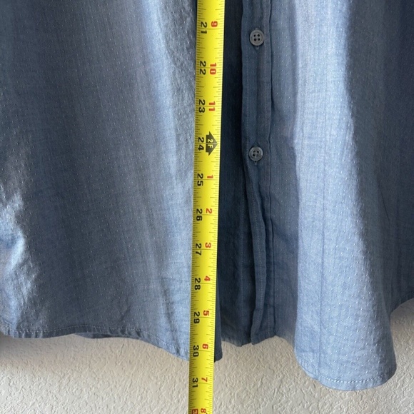 Hugo Boss Men’s Button Front Casual Shirt Slim Fit Blue Size 2XL - Picture 6 of 6